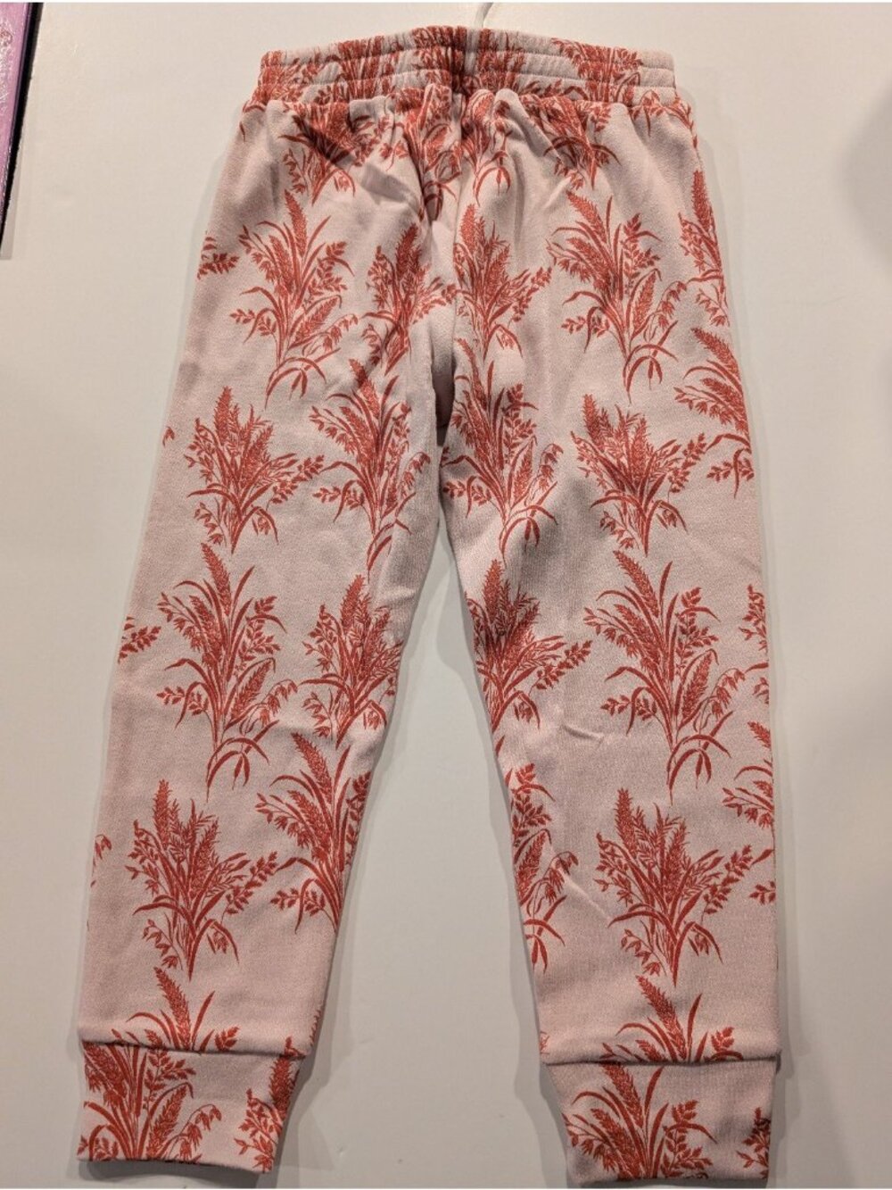 Kate Quinn Organic Cotton Mango Wheatgrass 4T Short Sleeve Jogger Set 107 - Picture 6 of 6